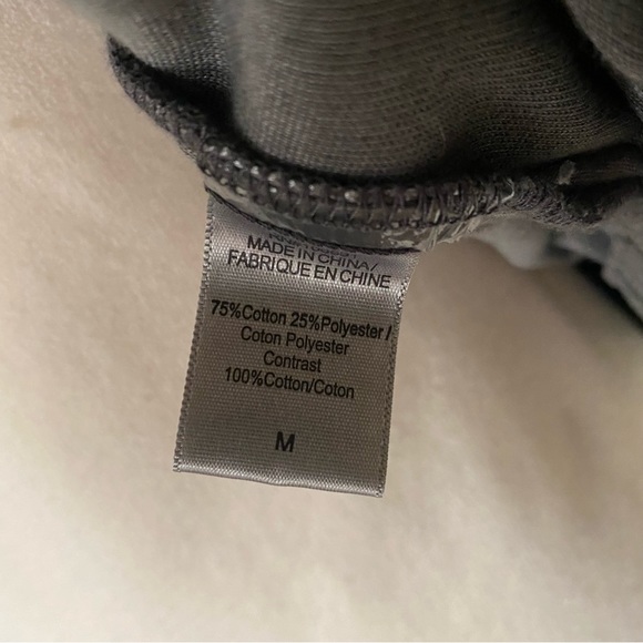 Young Fabulous & Broke Fritzy Velour Full Zip Hoodie Jacket in Woodsmoke Gray M - Picture 5 of 6